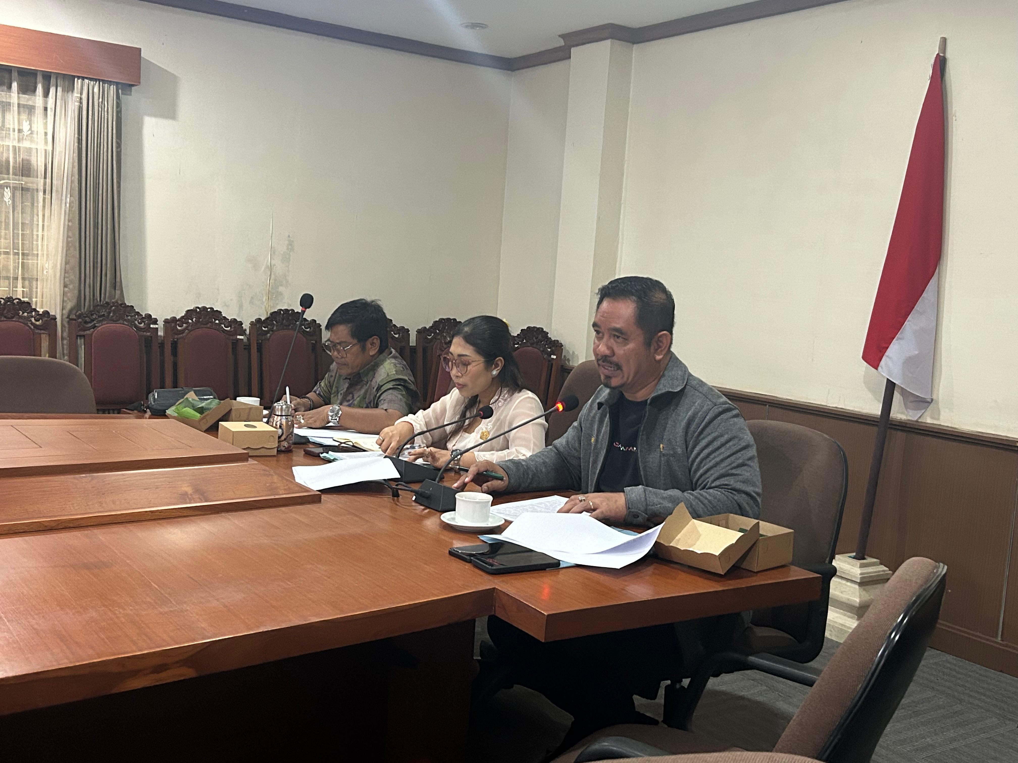 PANSUS VI DPRD KOTA DENPASAR MULAI BAHAS RANPERDA TENTANG PENANGGULANGAN BENCANA DAERAH